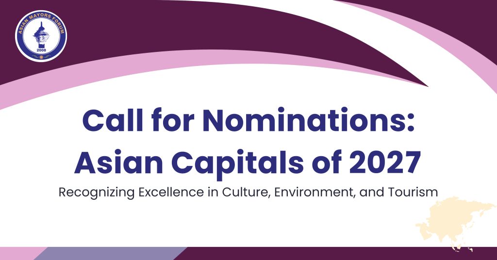 Call for Nominations: Asian Capitals 2026